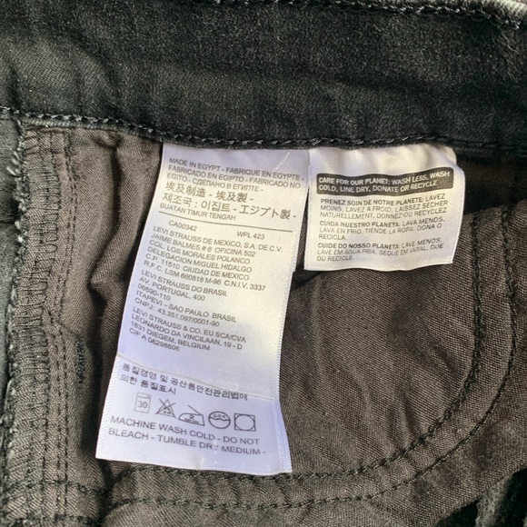 Levi’s 720 High Rise Super Skinny Jean Black 32x30 - Picture 6 of 6